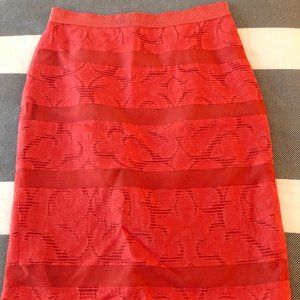 Ann Taylor coral skirt